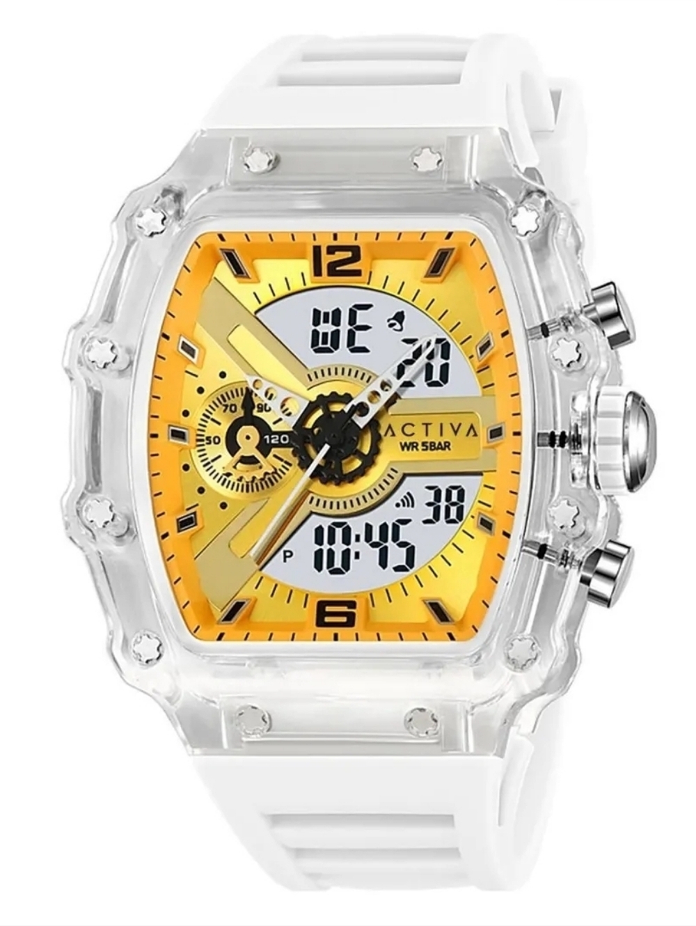 NEW Activa Invicta Men's Digital Sport Watch 44.3mm ACW-2397-003 Multi Function